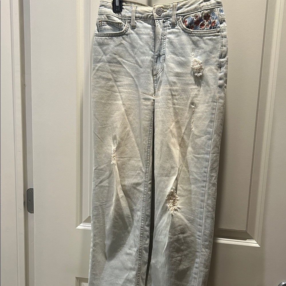 LC Lauren Conrad Light Blue Boyfriend Jeans
